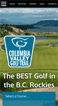Mobile Screenshot of columbiavalleygolftrail.com